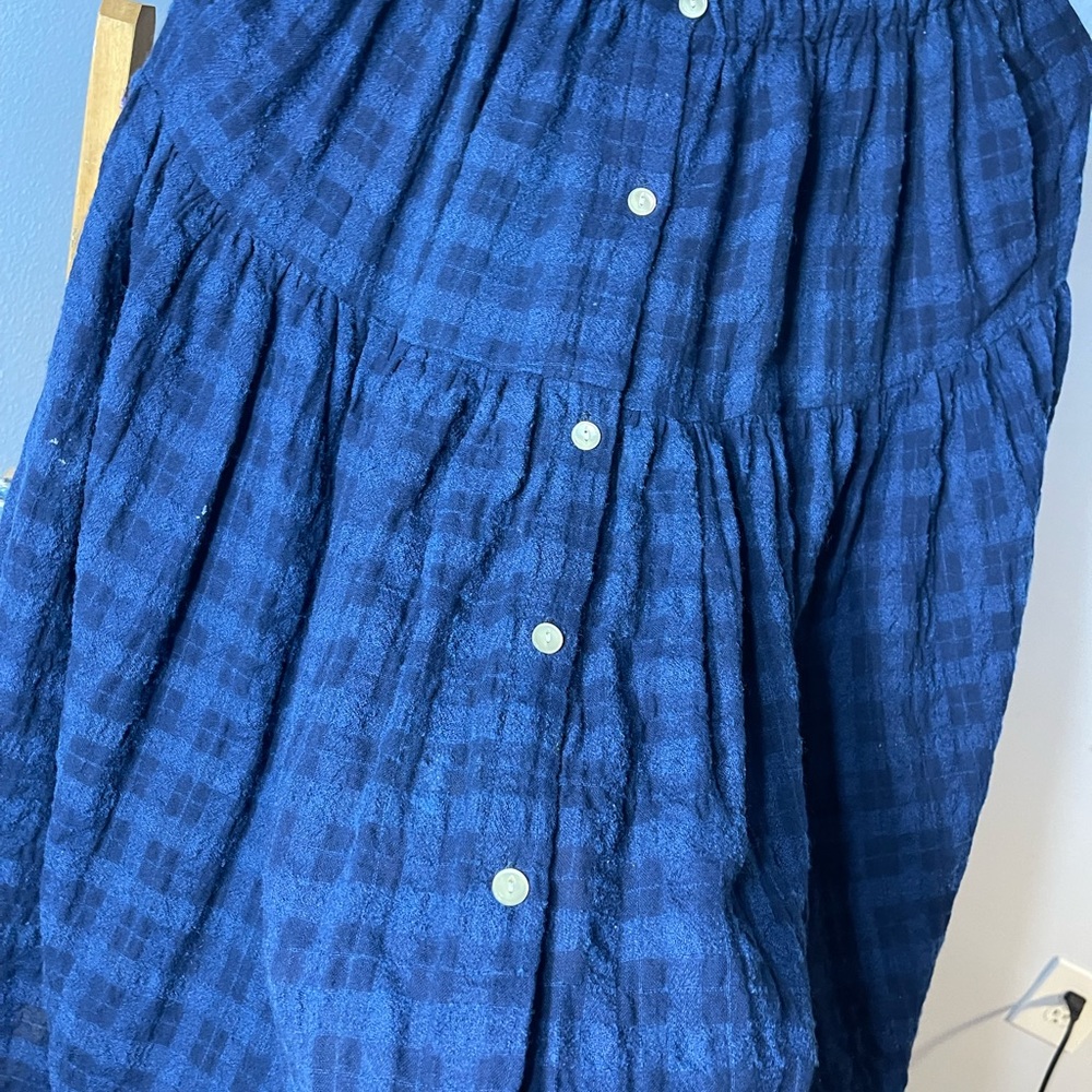 Rudy Jude Deep Blue plaid Janey Skirt size M, Excellent condition! 𓏲 ࣪₊♡𓂃